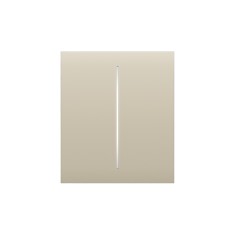 Кнопка центральна для двоклавішного вимикача Ajax CenterButton 2-gang for LightSwitch Ivory