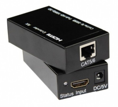 Подовжувач MT-9130-1 HDMI сигналу по витій парі (+аудіо) до 30м - 1