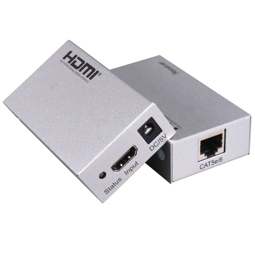 Подовжувач MT-9160 HDMI сигналу по 2 витим парам (+аудіо) до 60м - 1