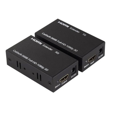Подовжувач Comp HDMI сигналу по одному кабелю вита пара (+аудіо) до 60м - 1