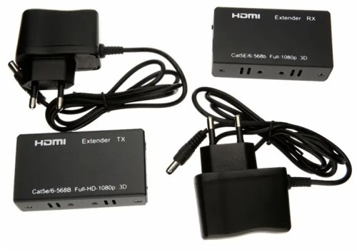 Подовжувач Comp HDMI сигналу по одному кабелю вита пара (+аудіо) до 60м - 2