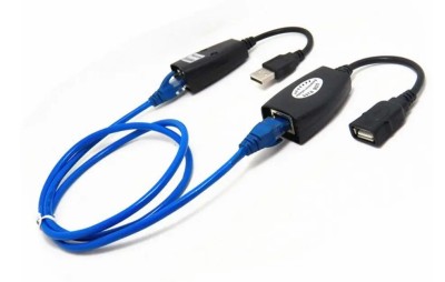 Подовжувач Comp USB сигналу по одному кабелю вита пара до 50м - 1