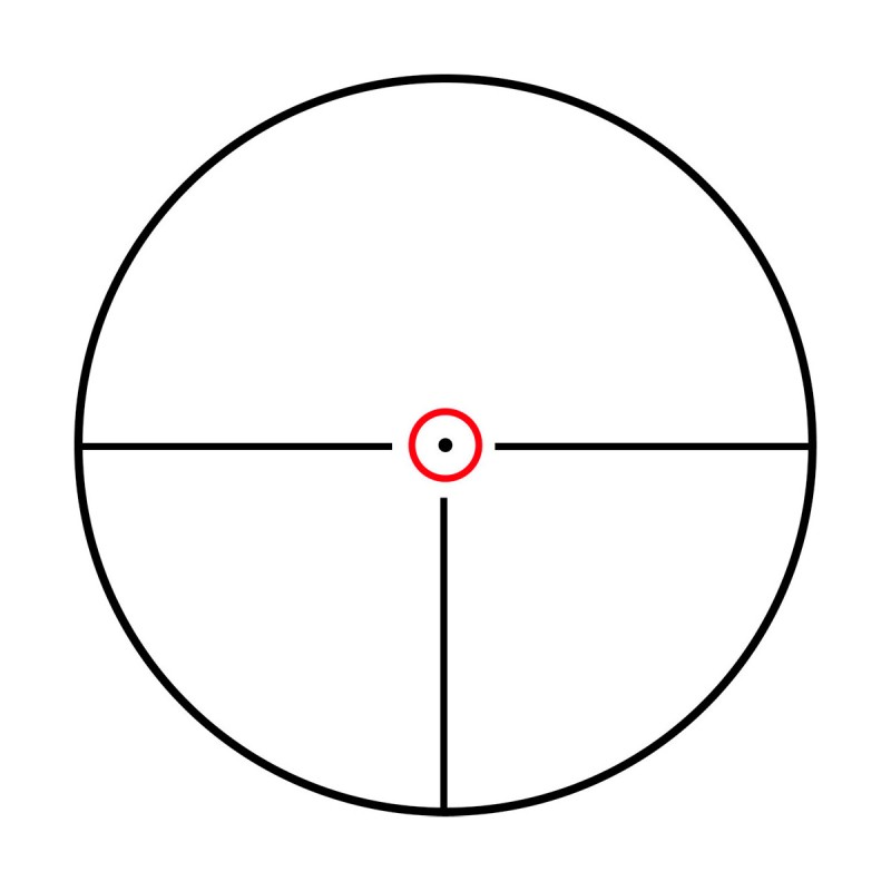 Оптичний приціл KONUS KONUSPRO M-30 1-4x24 Circle Dot IR - 1