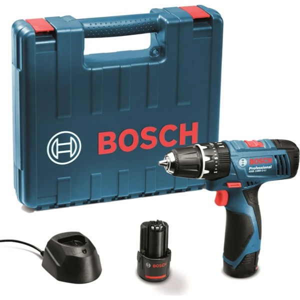 Дрель-шуруповерт аккумуляторная BOSCH GSB 120-LI х 2