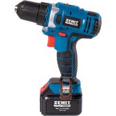 Шуруповерт аккумуляторный Зенит ЗША-18 Li А2 профи