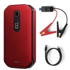 Автомобільний пусковий пристрій Baseus Starter Jump Starter Booster 12000 mAh Red (CRJS03-09) Автомобільний пусковий пристрій Baseus Starter Jump Starter Booster 12000 mAh Red (CRJS03-09)