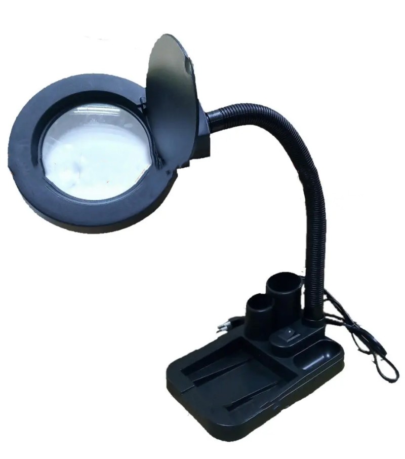 Лампа-лупа YIHUA-708 LED, 2 діоптрії, діам.-90мм - 1