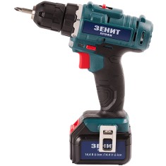 Шуруповерт аккумуляторный Зенит Профи ЗША-14.4 Li
