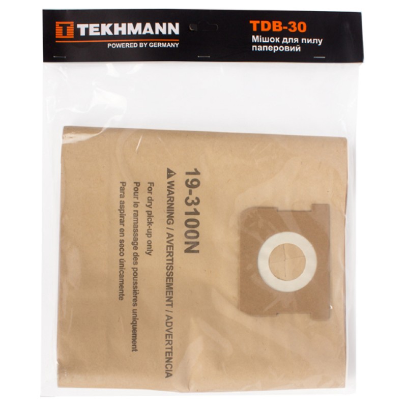 Мішок для пилу паперовий Tekhmann TDB-30 - 1