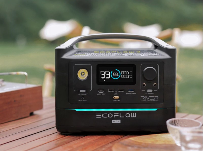 Портативна зарядна станція EcoFlow RIVER Max 600 Вт 570 Вг - 1