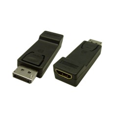 Перехідник Comp штекер DisplayPort- гніздо HDMI (CP555522) Перехідник Comp штекер DisplayPort- гніздо HDMI (CP555522)