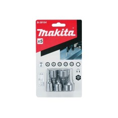 Набір магнітних насадок Makita з хвост. 1/4'' Hex, 5шт. (B-39176) Набір магнітних насадок Makita з хвост. 1/4'' Hex, 5шт. (B-39176)