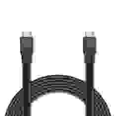 Шнур E-Cable HDMI - HDMI, 15м, v1.4, 3D, Hi-Speed, flat-series, black (EC555150)