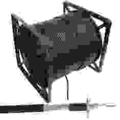 Кабель коаксиальный RG-6 (F660BVF), наружный с гелем, одножильный, диам-6.8мм, черный, на катушке, 305м