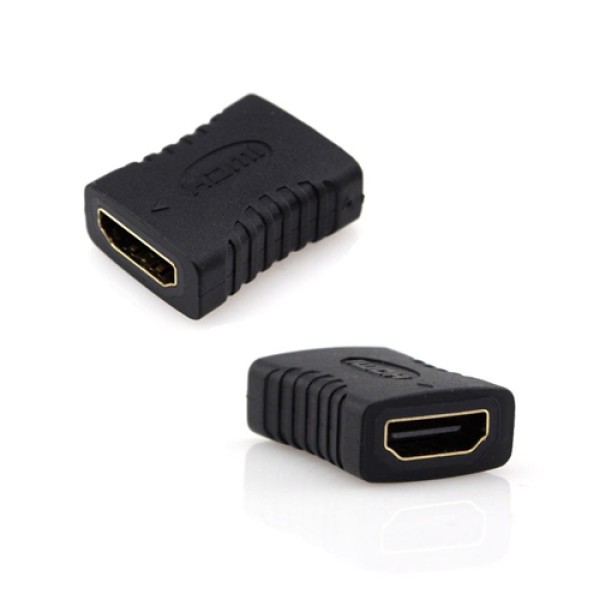 Перехідник E-Cable гніздо HDMI - гніздо HDMI, gold (EC55556)