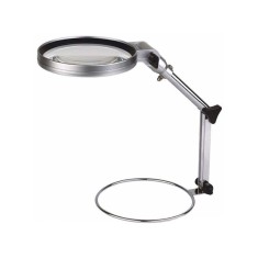 Настільна лупа Magnifier MG83024-1, збіль.- 2Х з Led