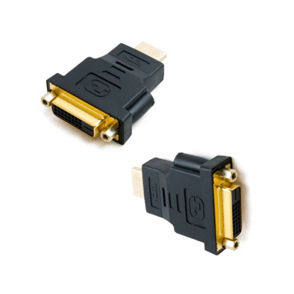 Переходник Comp гнездо DVI-D -штекер HDMI, gold (CP555518)