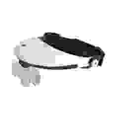 Бінокулярна лупа Magnifier 81001-G, збіль.- 1.2X-6Х з Led