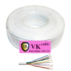 Кабель сигнальный VKcable 10 жил (7х0.22мм) без экрана, CU, 100м, белый Кабель сигнальный VKcable 10 жил (7х0.22мм) без экрана, CU, 100м, белый