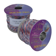 Кабель акустический круглый (2х1.2мм.кв), CU, 100м, прозрачный