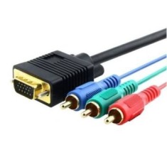 Шнур Comp VGA - 3 RCA gold 3 м Шнур Comp VGA - 3 RCA gold 3 м