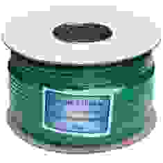 Кабель микрофонный 2 жилы (диам.6,0мм), CU, 100м, зеленый, круглый, на катушке