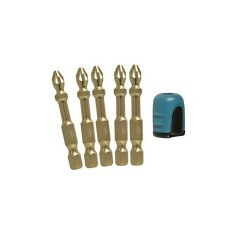 Насадка Makita Mag booster з набором біт PH2 (5 шт.) (B-42488) Насадка Makita Mag booster з набором біт PH2 (5 шт.) (B-42488)