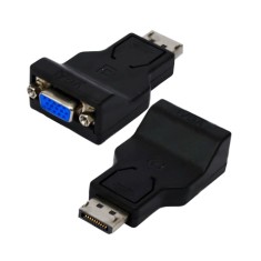 Перехідник Comp штекер DisplayPort- гніздо VGA (CP555523) Перехідник Comp штекер DisplayPort- гніздо VGA (CP555523)