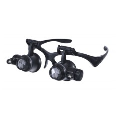 Лупа-окуляри бінокулярні Magnifier 9892G, збіль.- 10X-25Х з Led Лупа-окуляри бінокулярні Magnifier 9892G, збіль.- 10X-25Х з Led