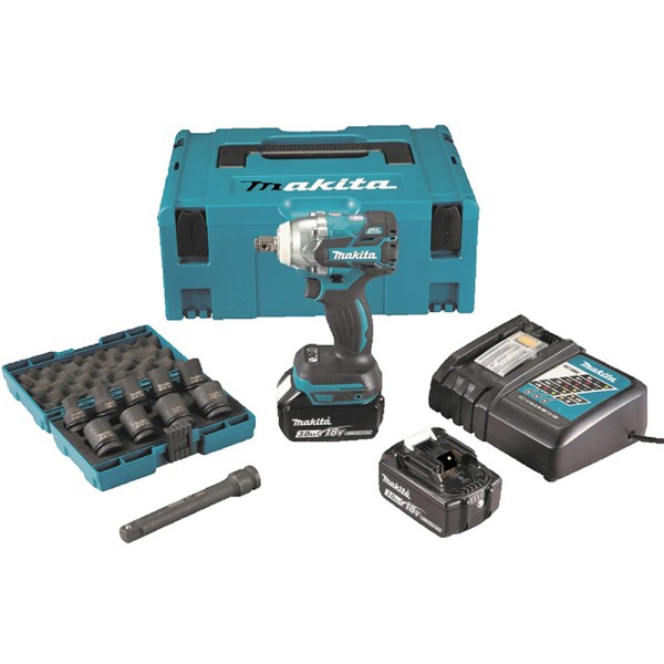 Гайковерт аккумуляторный ударный Makita DTW285RFJX