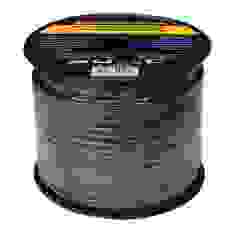 Кабель акустический (2х4мм.кв), CCA, 100м, прозрачно-черный, на катушке