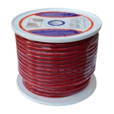 Кабель питания Prosound 1 жила (20мм.кв), 50м, прозрачно-красный, на катушке Кабель питания Prosound 1 жила (20мм.кв), 50м, прозрачно-красный, на катушке