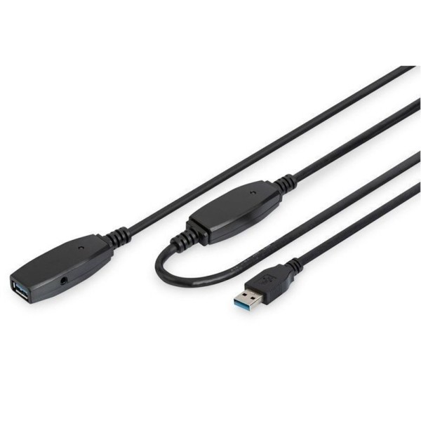 Удлинитель Digitus DA-73106 USB 3.0 Active Cable, A/M-A/F, 15 m