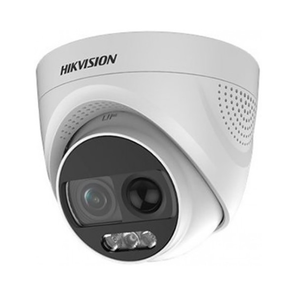 Turbo HD видеокамера Hikvision DS-2CE72DFT-PIRXOF 3.6мм 2Мп ColorVu с PIR и сиреной