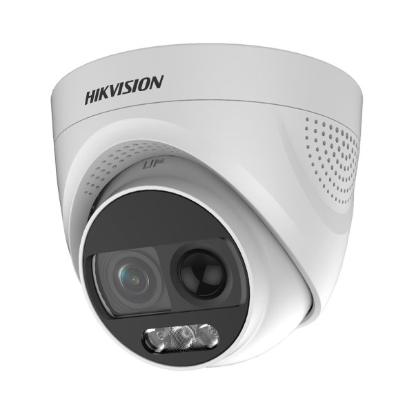 Turbo HD видеокамера Hikvision DS-2CE72DFT-PIRXOF 2.8мм 2Мп ColorVu с PIR и сиреной