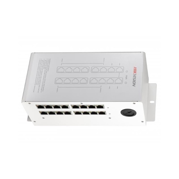 Комутатор Hikvision DS-KAD612 PoE для IP систем