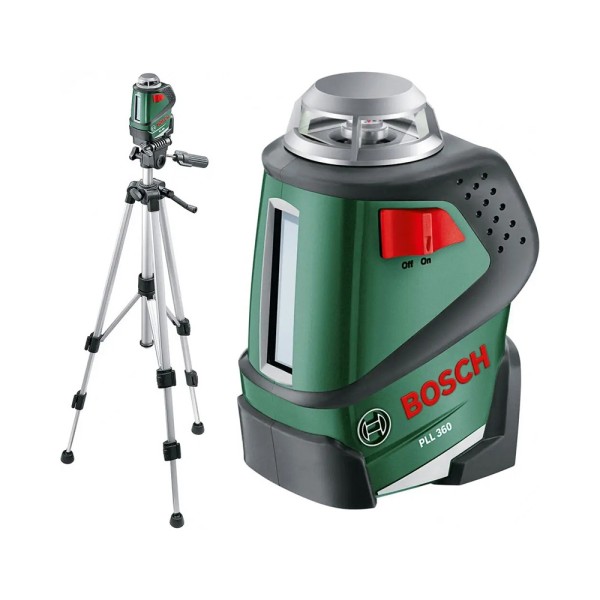 Нівелір лазерний Bosch PLL 360 SET, 20м, 360град., штатив