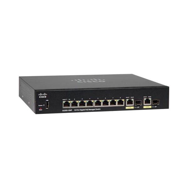 Комутатор Cisco (SG350-10MP-K9-EU)