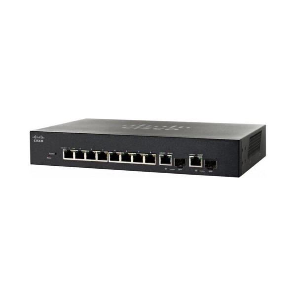 Комутатор Cisco (SF350-08-K9-EU)