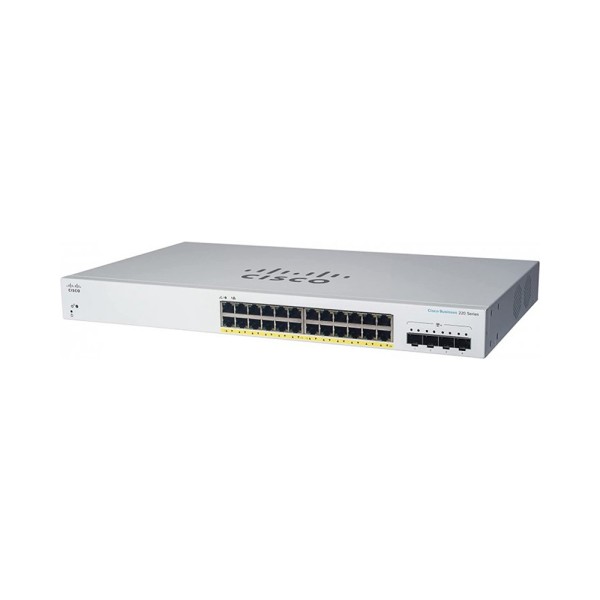 Коммутатор Cisco CBS220-24P-4G-EU