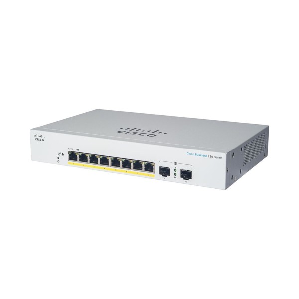 Коммутатор Cisco CBS220-8T-E-2G-EU