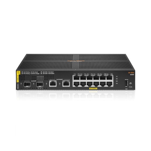 Комутатор HPE Aruba 6000 R8N89A 12G CL4 2SFP 139W Switch