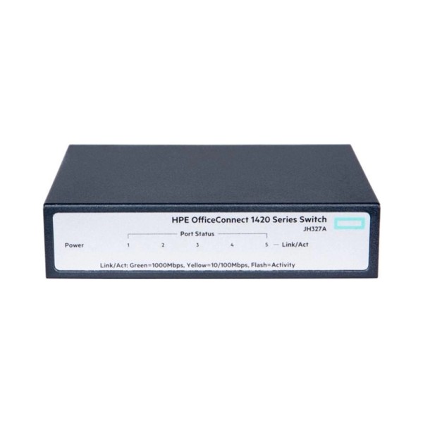 Комутатор HPE 1420 JH327A 5G Switch Unmanaged 5xGE ports L2