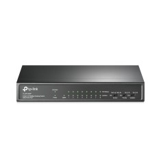 Комутатор TP-LINK TL-SF1009P 9x1FE/8xPoE 65W 250м некерований Комутатор TP-LINK TL-SF1009P 9x1FE/8xPoE 65W 250м некерований