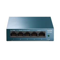 Коммутатор TP-LINK LiteWave LS105G неуправляемый 5xGE металлический корпус Коммутатор TP-LINK LiteWave LS105G неуправляемый 5xGE металлический корпус
