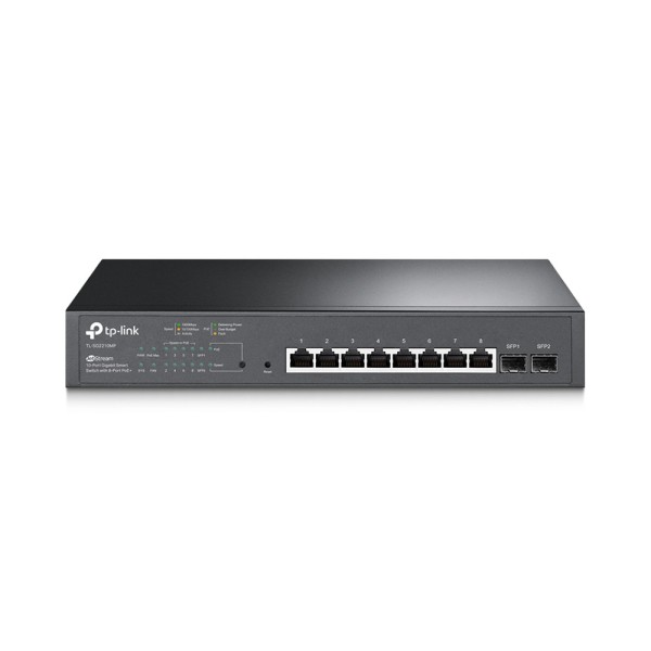 Коммутатор TP-LINK TL-SG2210MP 8xGE/PoE+ 150W 2xSFP Smart JetStream