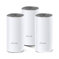 Маршрутизатор TP-LINK DECO-E4-3-PACK AC1200 2xFE LAN/WAN MU-MIMO MESH Маршрутизатор TP-LINK DECO-E4-3-PACK AC1200 2xFE LAN/WAN MU-MIMO MESH