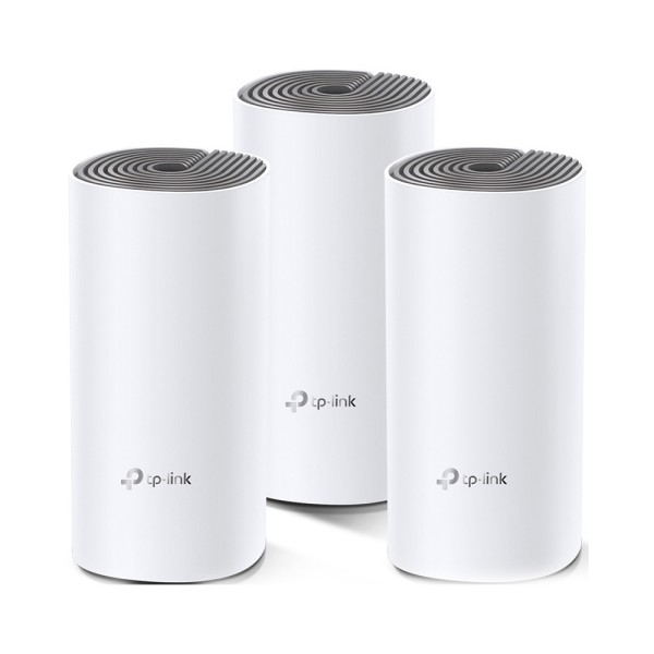 Маршрутизатор TP-LINK DECO-E4-3-PACK AC1200 2xFE LAN/WAN MU-MIMO MESH