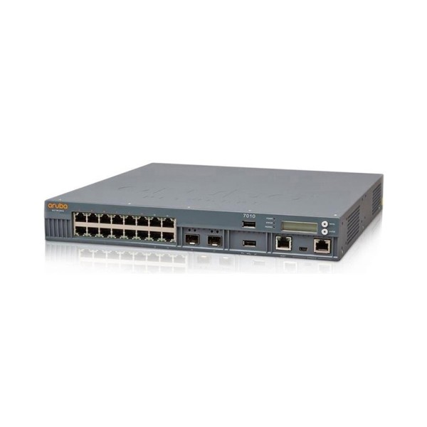 Контролер HPE Aruba 7010 JW678A (RW) 16p 150W PoE+ 10/100/1000BASE-T 1G BASE-X SFP 32 AP and 2K Cl.