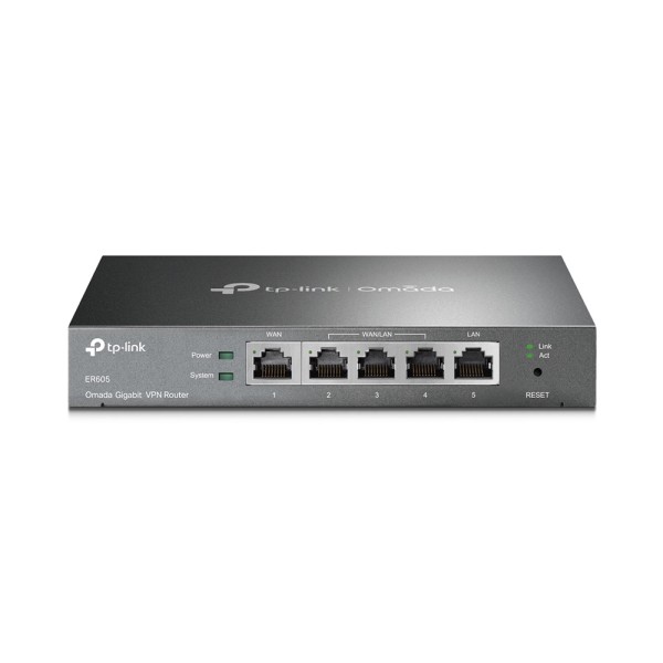 Мультисервісний маршрутизатор TP-LINK ER605 1xGE LAN 1xGE WAN 3xGE LAN VPN Omada